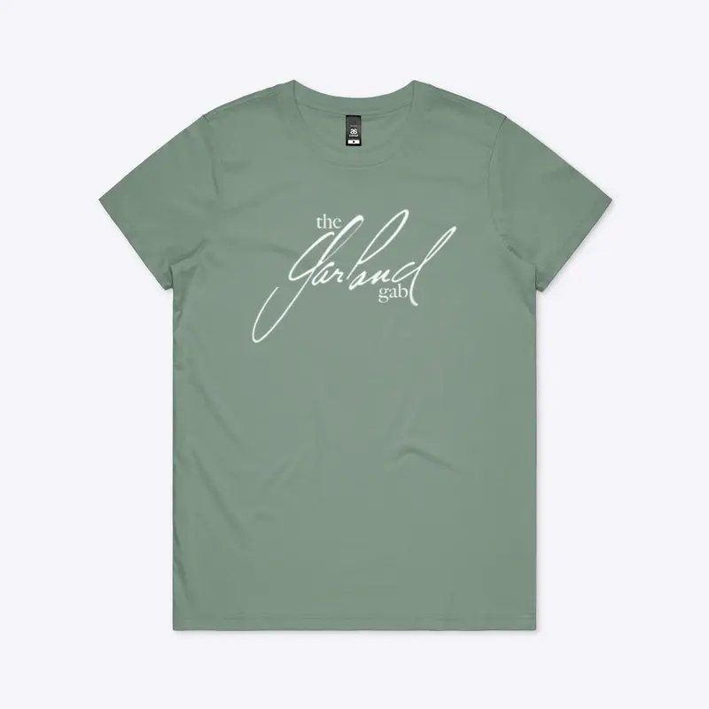 The Garland Gab Logo, Carly's Tee